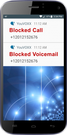 YouVOXX Robocall Blocker screenshot