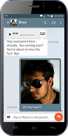 YouVOXX Voicemail to Text app screenshot